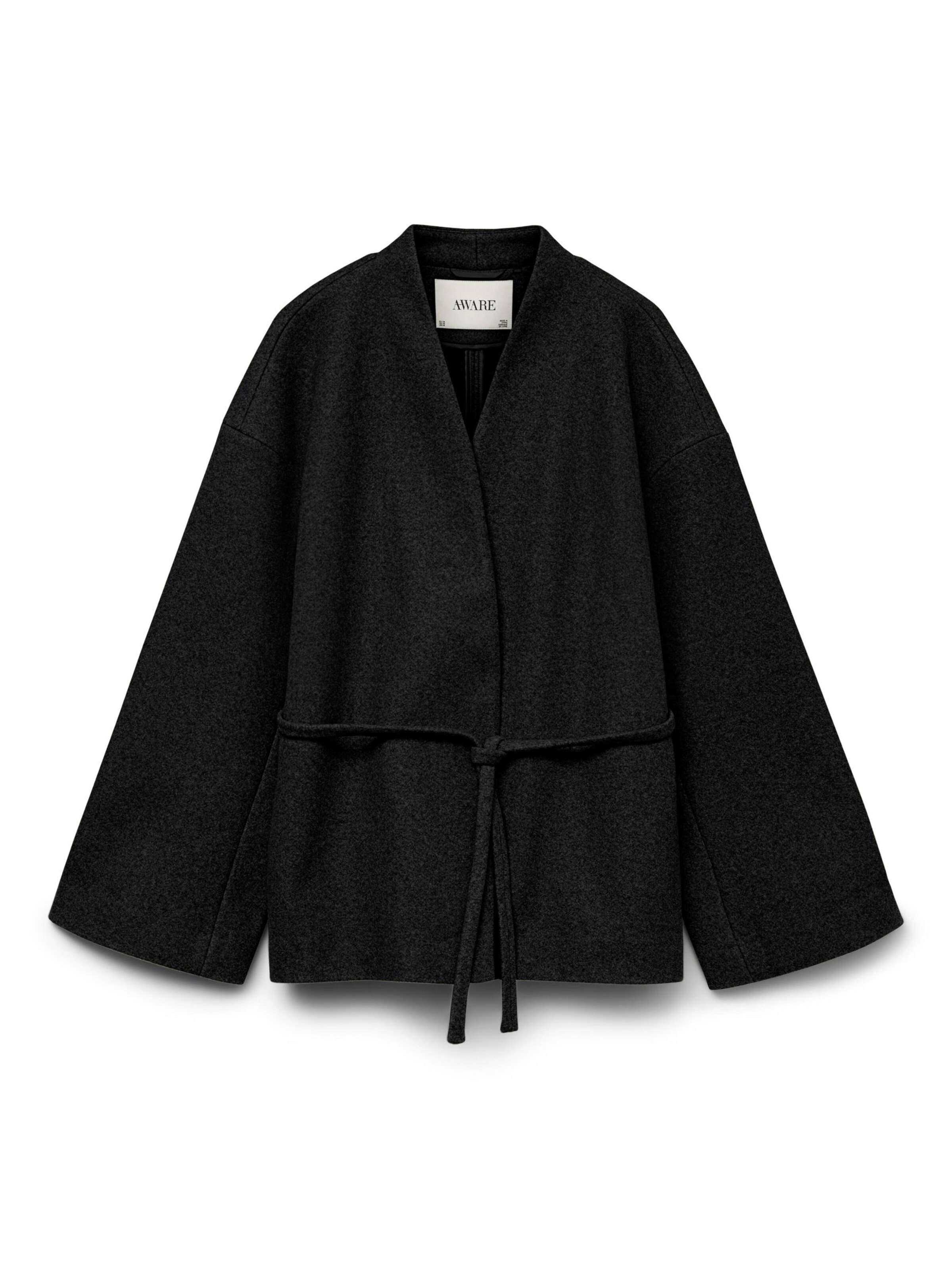 Aware Jacke 'Sijina' in Schwarz: Vorderseite