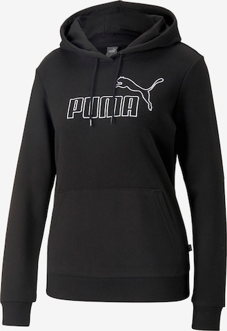 PUMA Sports sweatshirt in Black: front