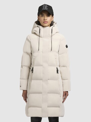 Cappotto invernale ' LONI ' di khujo in bianco: frontale