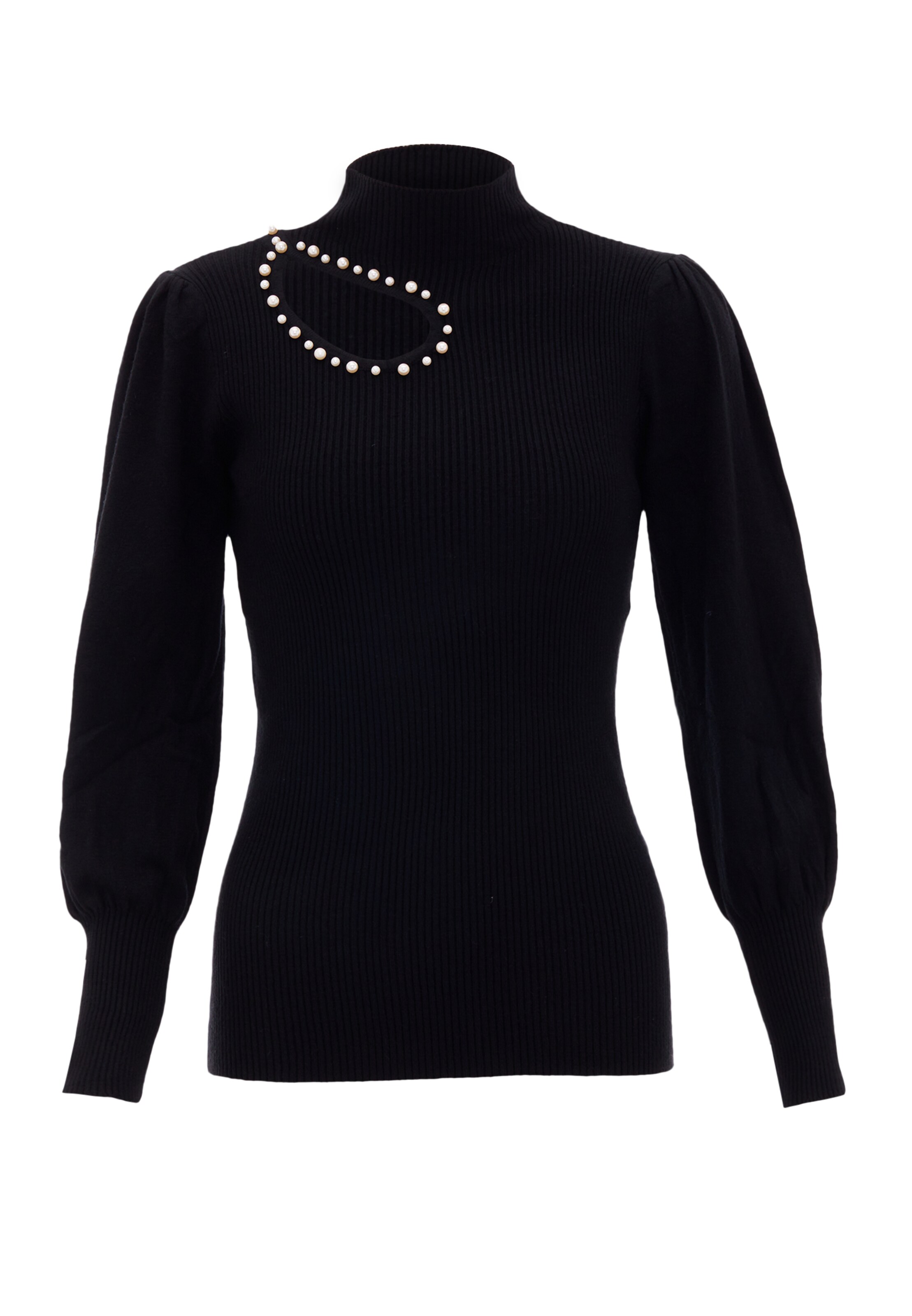 Pull-over NAEMI en noir : devant