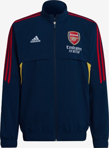 ADIDAS SPORTSWEAR Athletic Jacket 'FC Arsenal Condivo 22' in Blue: front