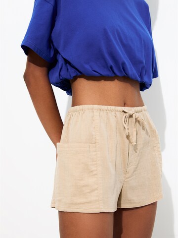 Pull&Bear Regular Broek in Beige