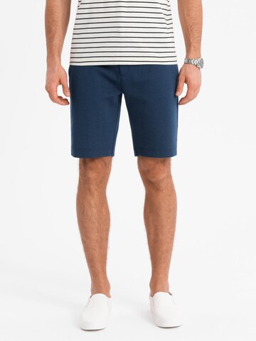 Slimfit Pantaloni di Ombre in blu