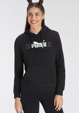 Sweat de sport PUMA en noir : devant