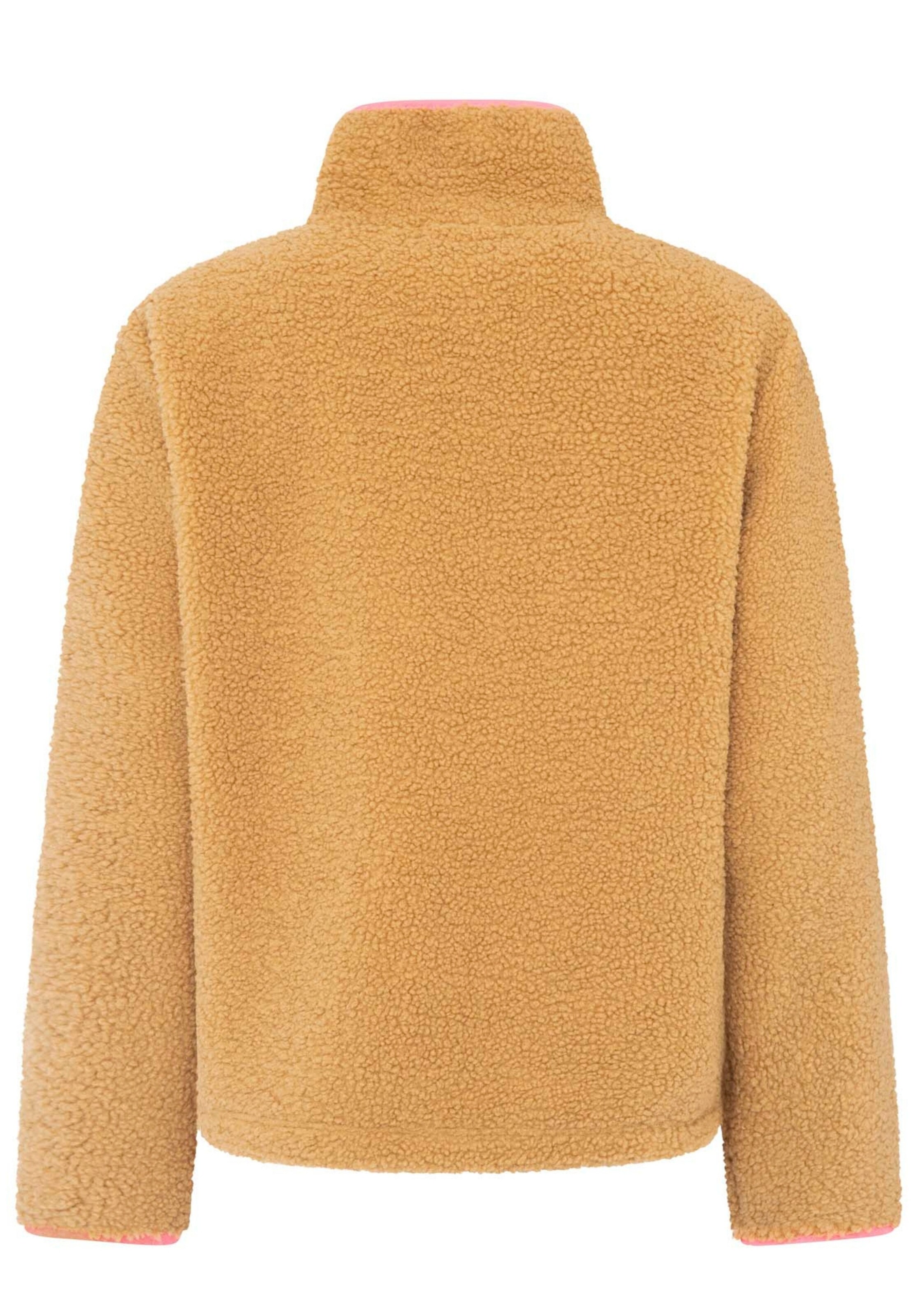 Zwillingsherz Sweatshirt in Beige: back