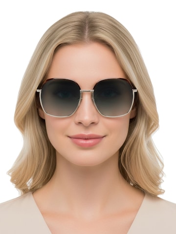 Victoria Beckham Zonnebril 'Sonnenbrille' in Goud: voorkant