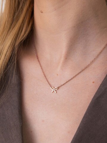 PURELEI Ketting 'Bow' in Goud: voorkant