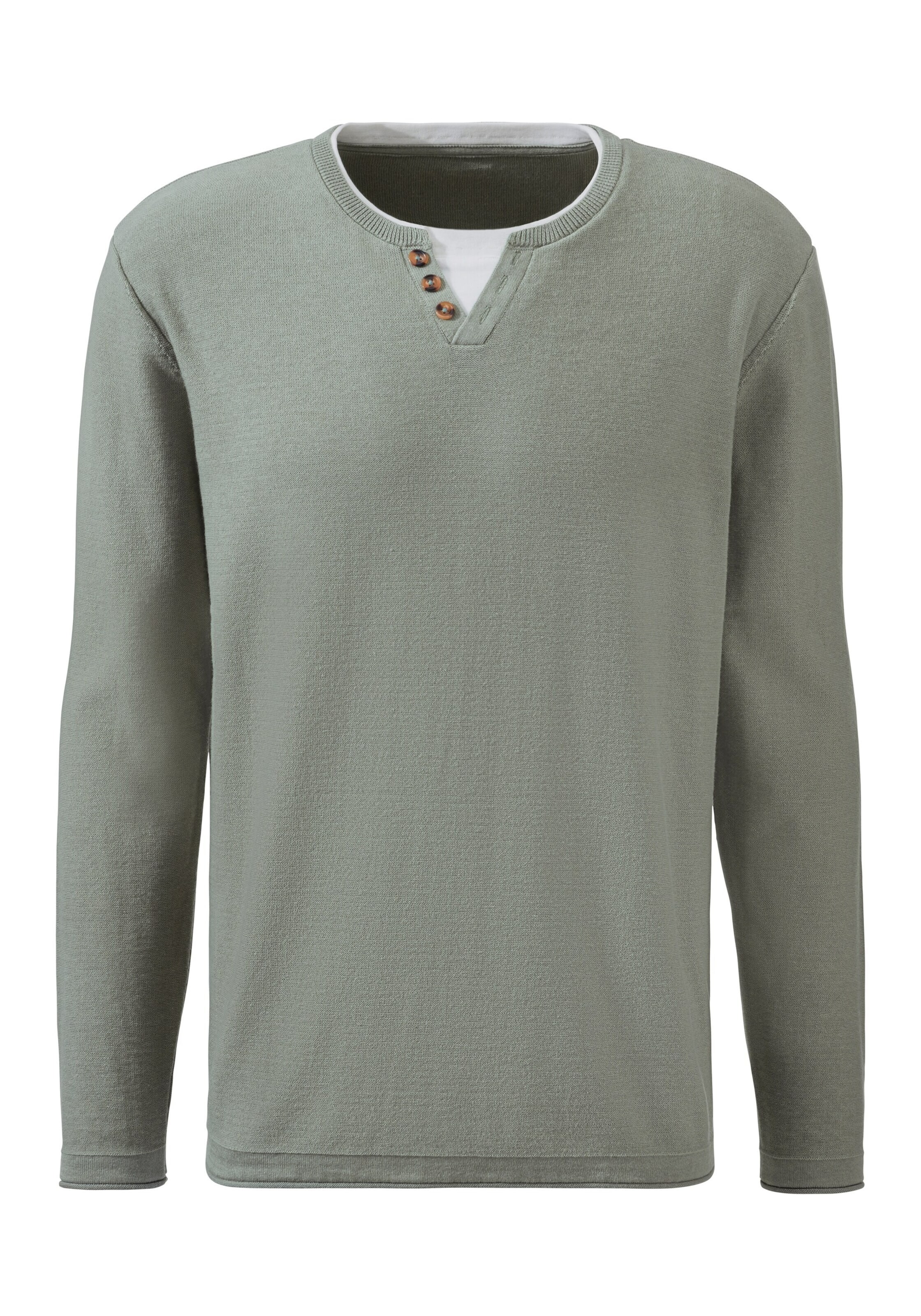 Pull-over H.I.S en vert : devant