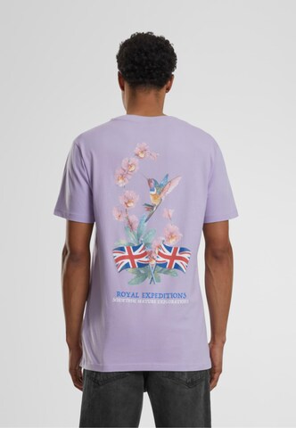 T-Shirt Mister Tee en violet : devant