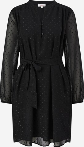 s.Oliver Shirt dress in Black: front