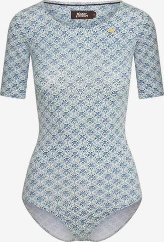 4funkyflavours Shirt body 'Liptones' in Blauw: voorkant