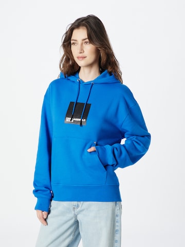 KARL LAGERFELD JEANS Sweatshirt in Blauw: voorkant