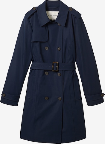 TOM TAILOR Between-Seasons Coat in Blue: front