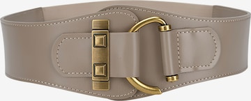 Magicshe Belt 'Breiter Taillengürtel Leder Elastisch' in Beige: front