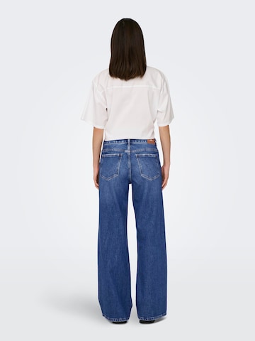 ONLY Wide leg Jeans 'CHRIS' in Blue