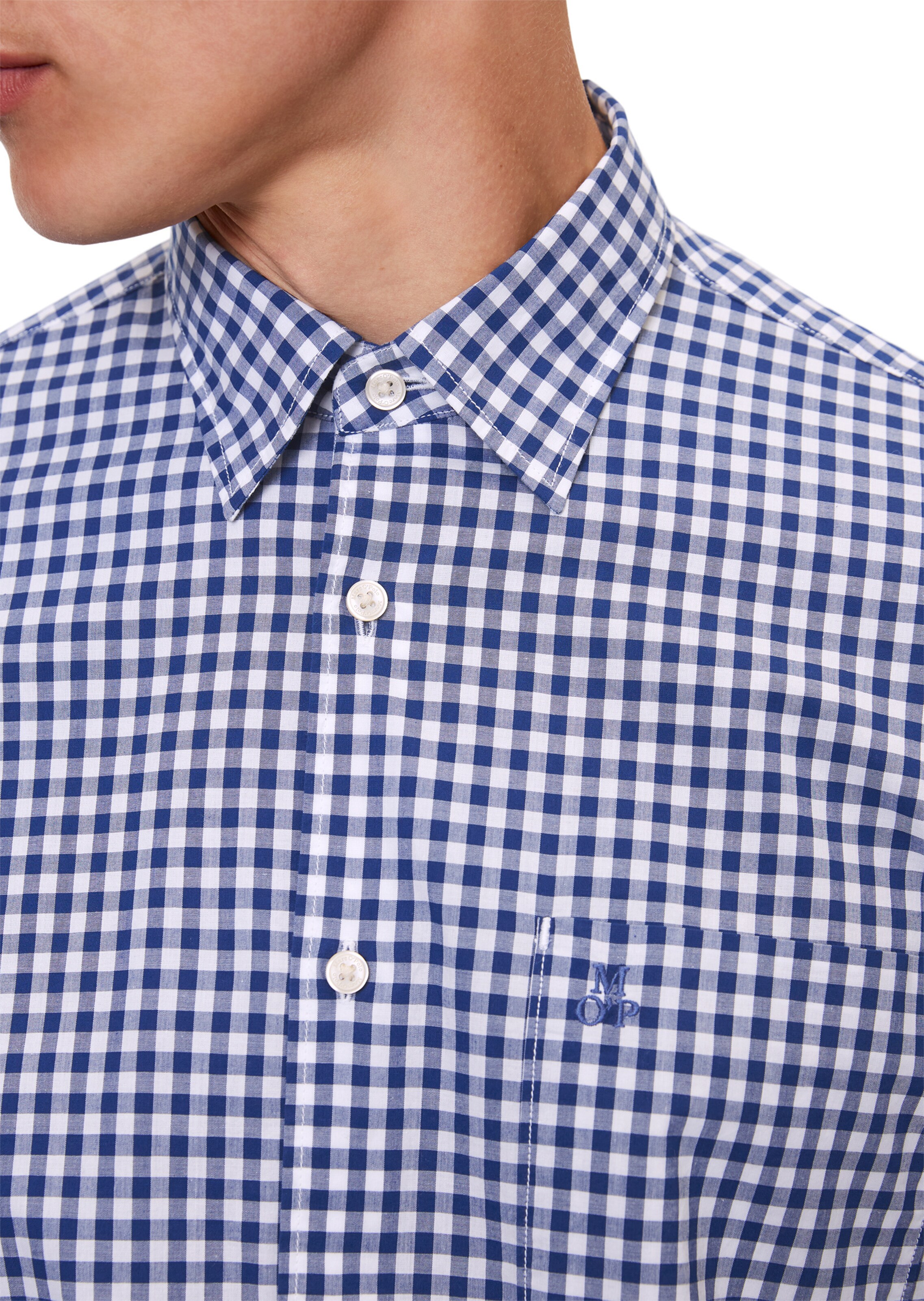 Marc O'Polo Rovný strih Košeľa - Modrá