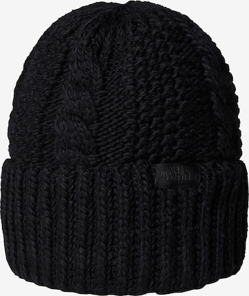 juoda THE NORTH FACE Megzta kepurė: priekis