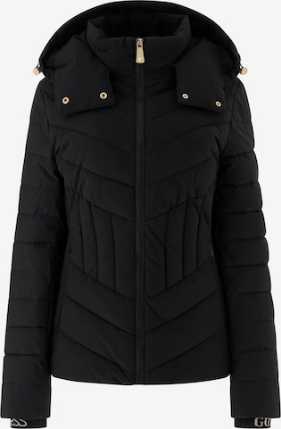 GUESS Winter Jacket in Black: front