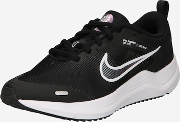 NIKE Athletic Shoes 'Downshifter 12' in Black: front