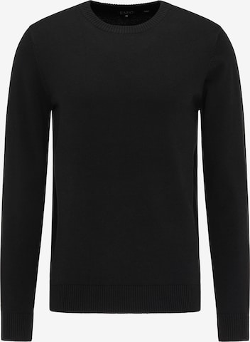 Pull-over RAIDO en noir : devant