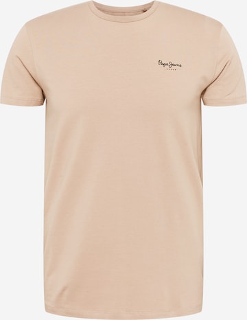 Maglietta di Pepe Jeans in beige: frontale