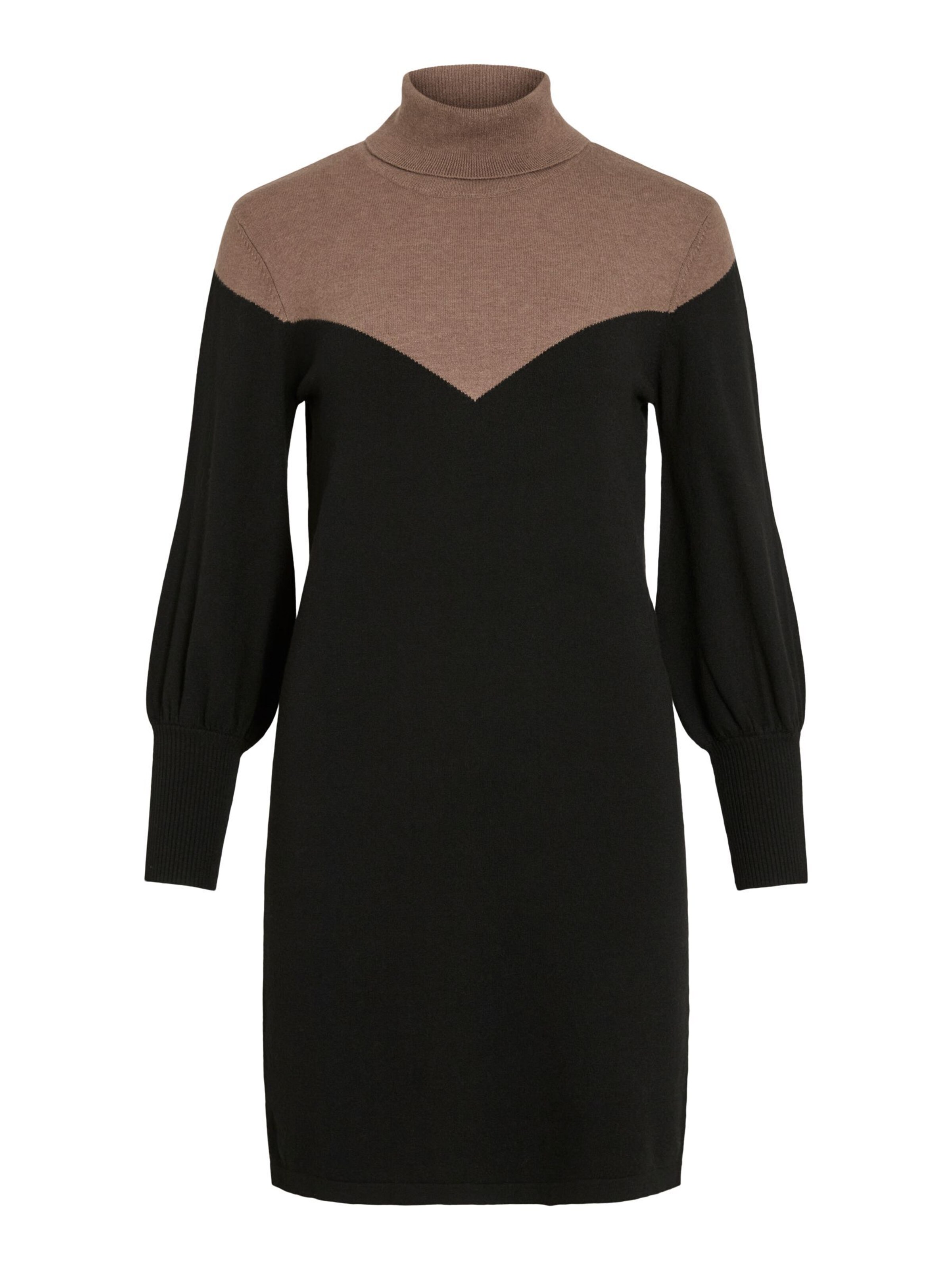 VILA Knit dress 'VIKerry' in Black: front