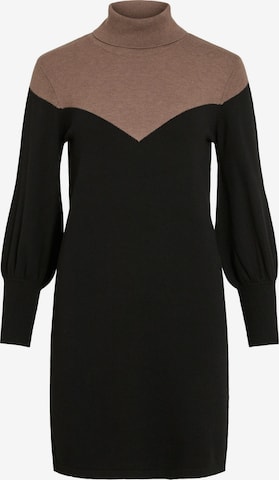 VILA - Vestido de punto 'VIKerry' en negro: frente