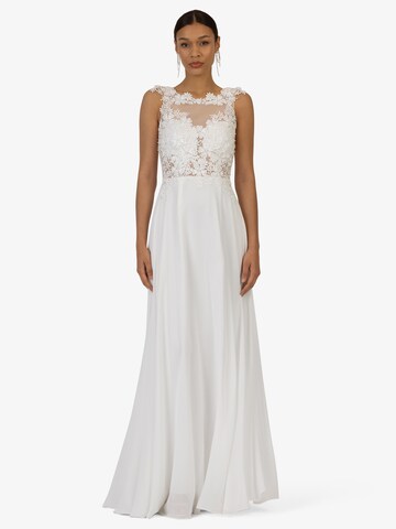 Kraimod Evening Dress in White: front