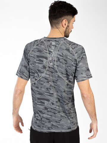 T-Shirt fonctionnel Spyder en gris