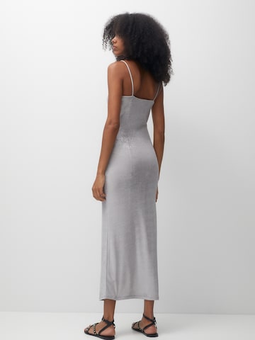 Pull&Bear Kleid in Silber