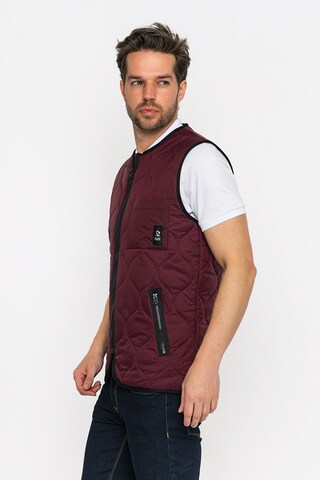 Gilet 'Sandro' Giorgio di Mare en rouge