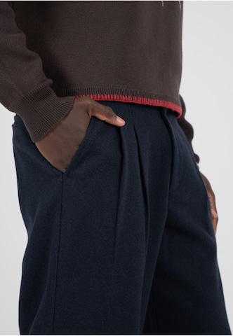 Regular Pantalon Prohibited en bleu