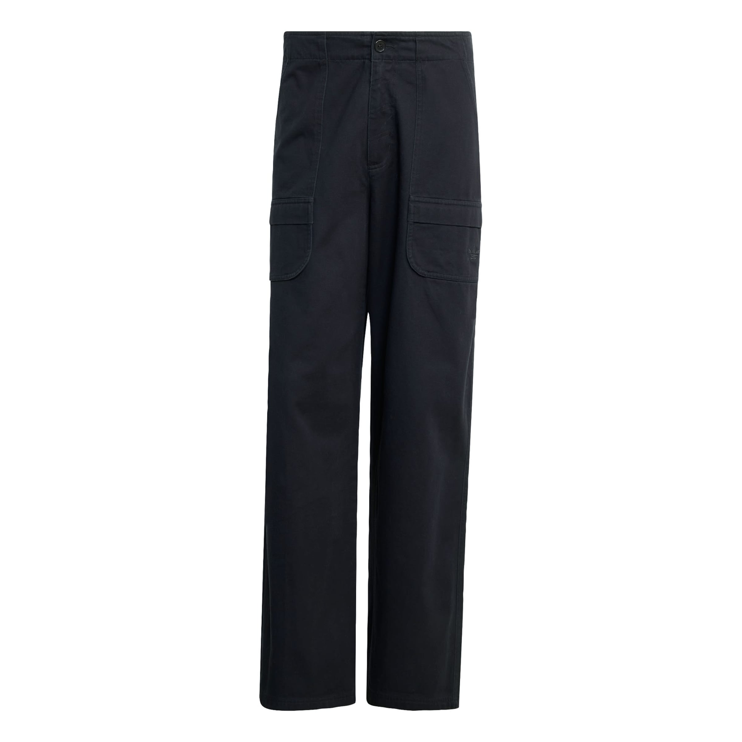 ADIDAS ORIGINALS - Loosefit Pantalón cargo 'Premium Essentials' en negro: frente