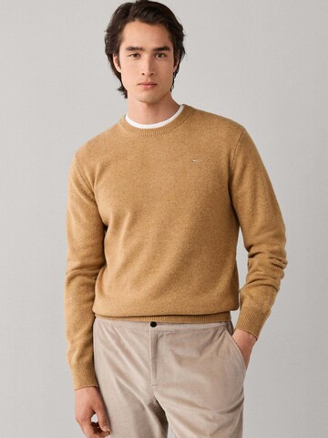 Hackett London Sweater in Beige: front
