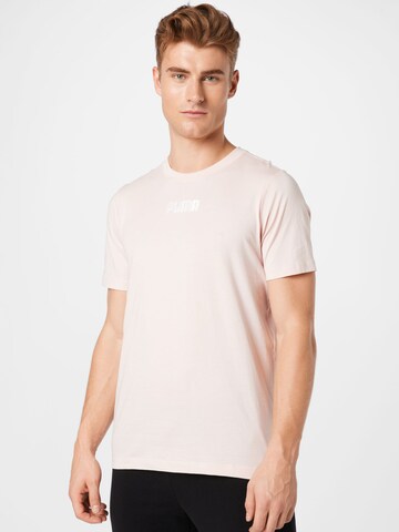 T-Shirt PUMA en rose : devant