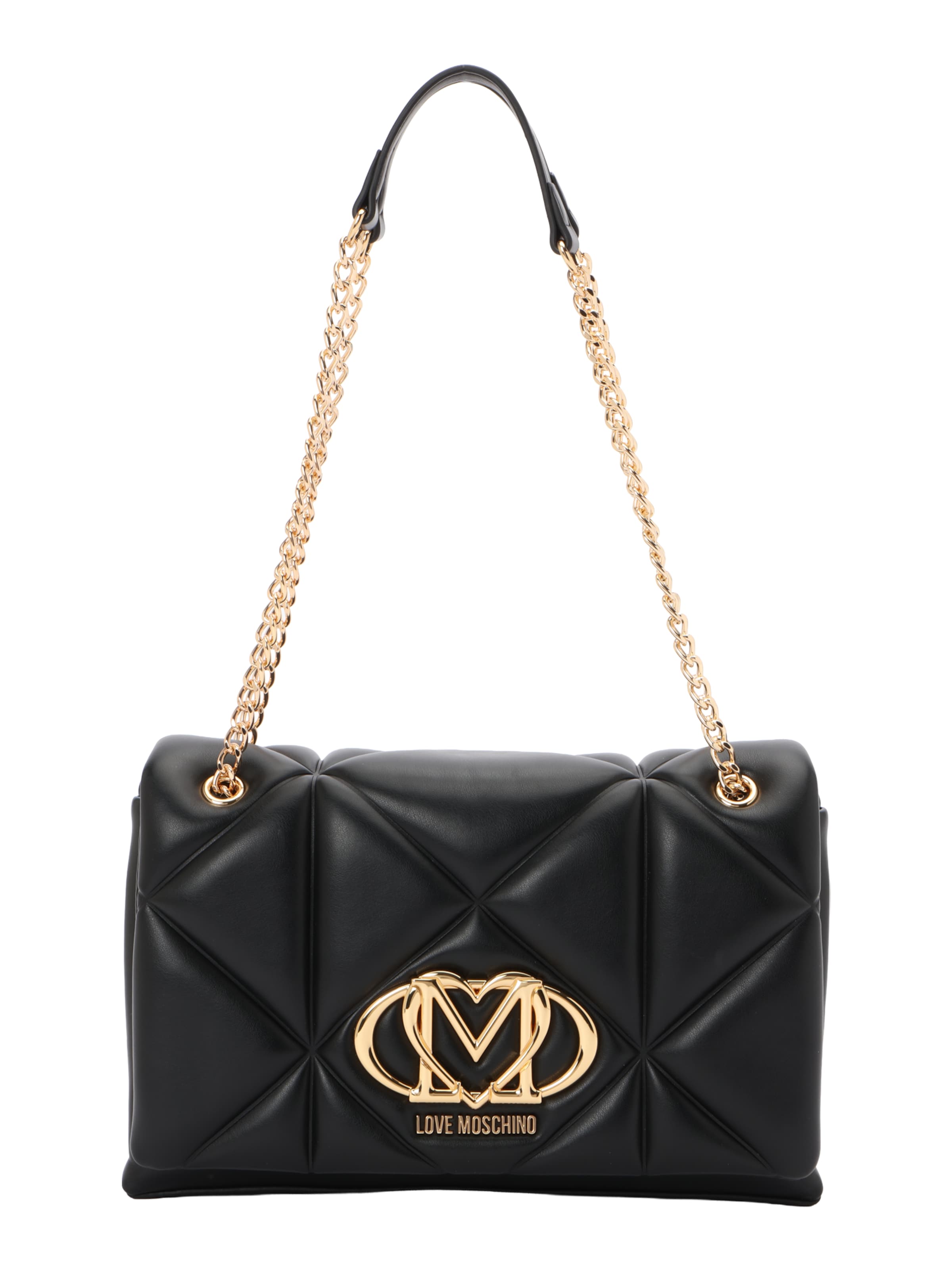 Love Moschino Schoudertas in Zwart: voorkant