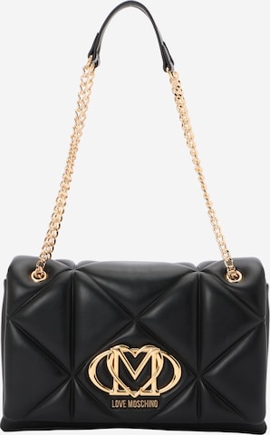 Love Moschino Наплечная сумка в Черный: спереди