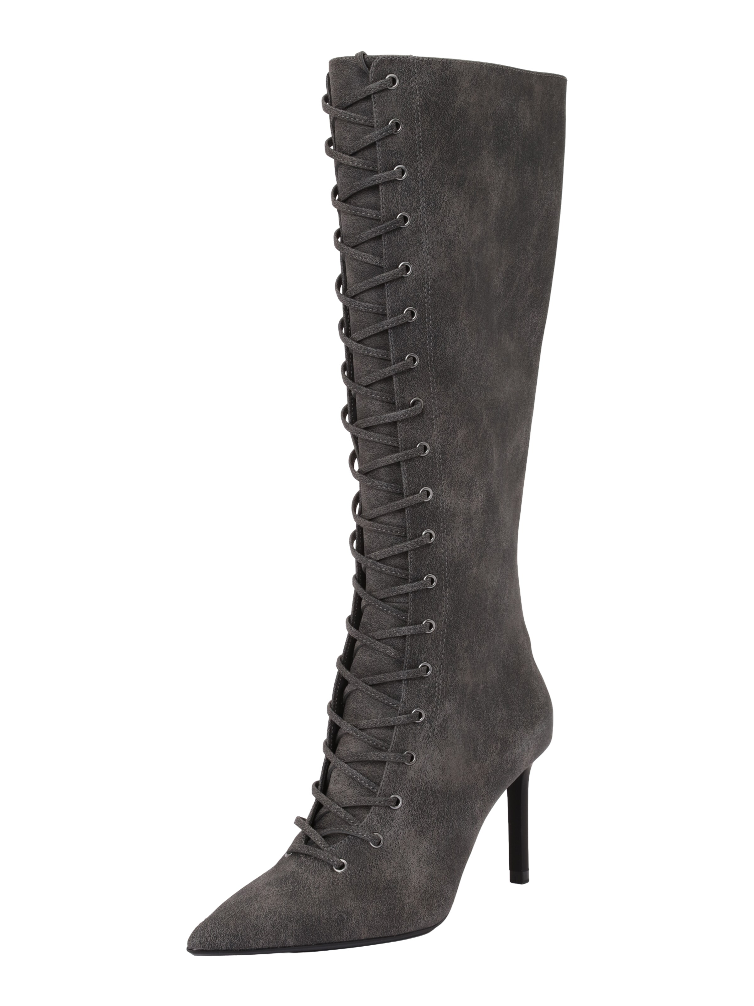 Bershka Laarzen in de kleur Donkergrijs, Productweergave