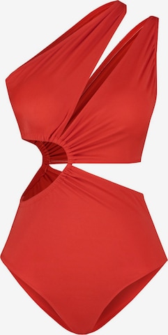 Bustier Maillot de bain Trendyol en rouge : devant