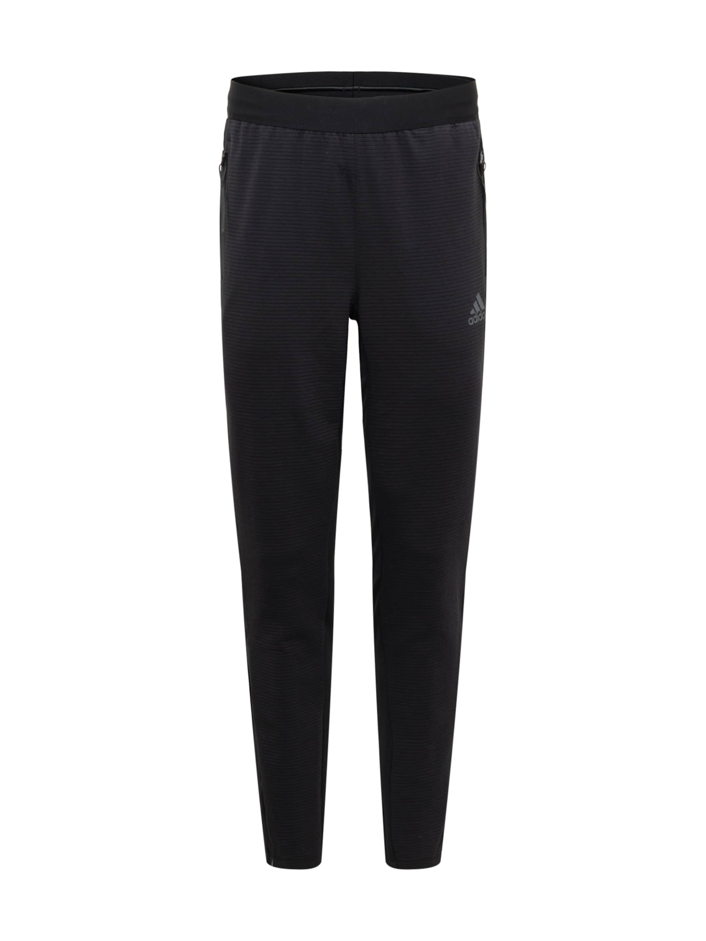 ADIDAS PERFORMANCE Regular Sporthose in Schwarz: Vorderseite