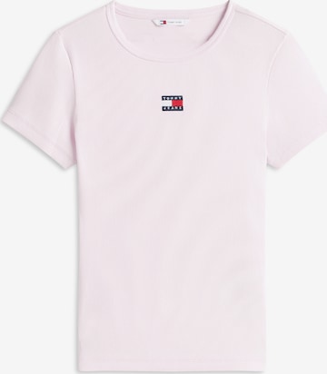 Tommy Jeans Футболка в Ярко-розовый: спереди