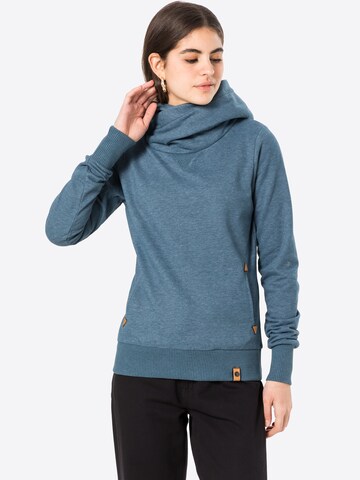 Fli Papigu Sweatshirt 'U Sexy I am Sexy' in Blauw: voorkant