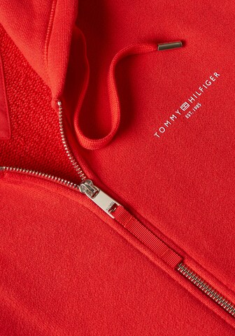 TOMMY HILFIGER Sweat jacket in Red