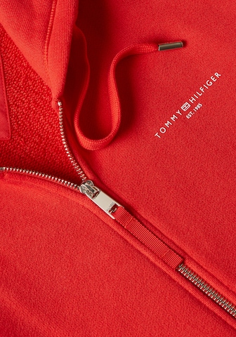 TOMMY HILFIGER Sweatvest in Rood