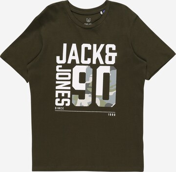 Jack & Jones Junior Tričko – zelená: přední strana