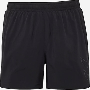 Hummel Regular Sportshorts in Schwarz: predná strana