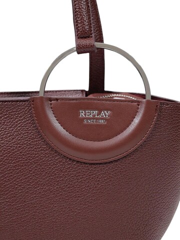 REPLAY - Bolso de hombro 'HAMMERED SYNTHETIC FW01C7.000.A7243S' en rojo