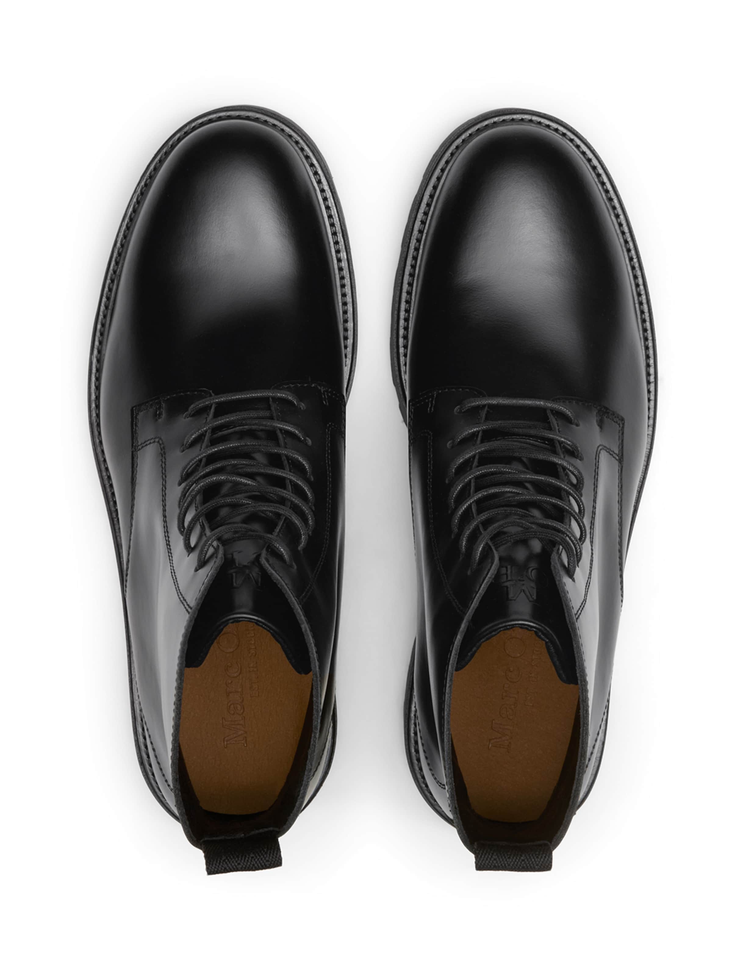 Marc O'Polo Сапоги на шнуровке в Черный