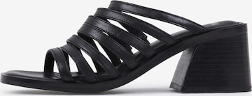 BRONX Sandalen met riem ' New-Delia ' in Zwart: voorkant