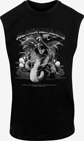 MJ Gonzales Shirt 'Toxic V.2' in Zwart: voorkant